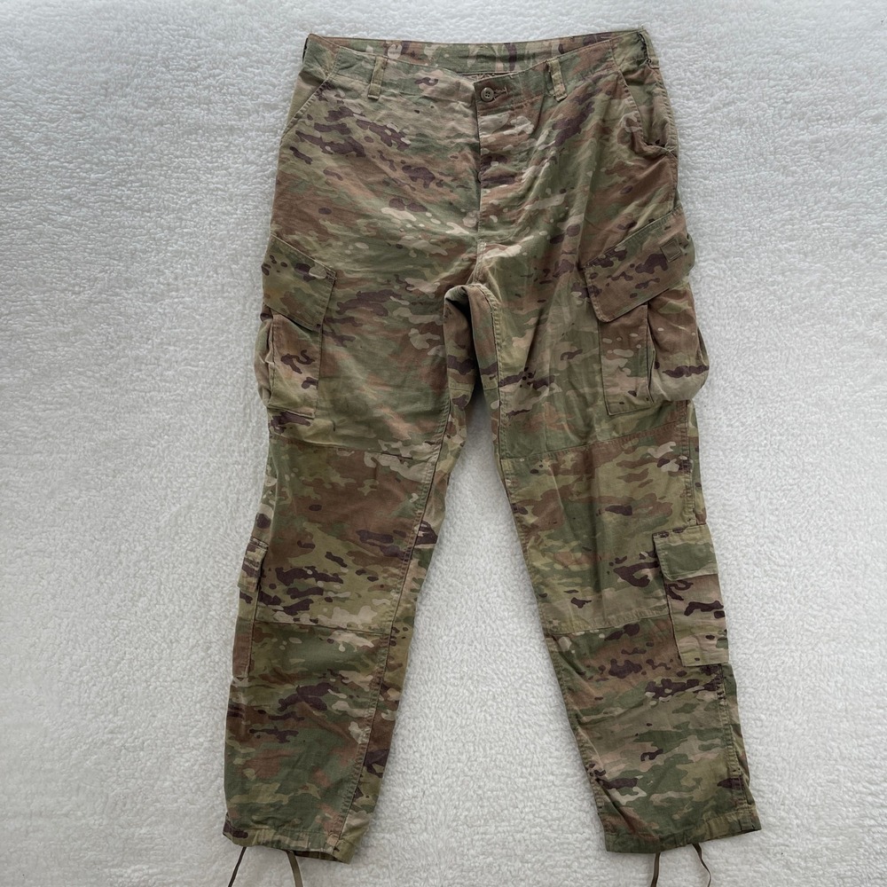 Army Pants Mens Large Long OCP Camo Flame Resistant Ripstop Combat Cargo Gorp